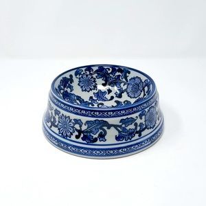 Blue Chinoiserie Pet Bowl